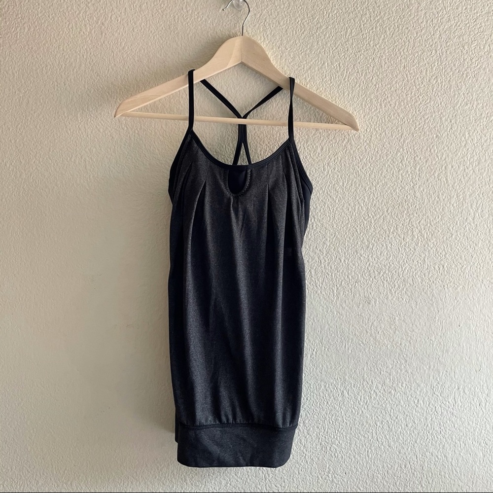 Lululemon | Let It Loose Tank Charcoal Size 4